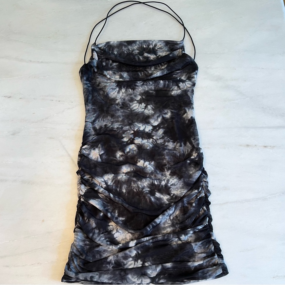 Tiger Mist Halter Mini Dress